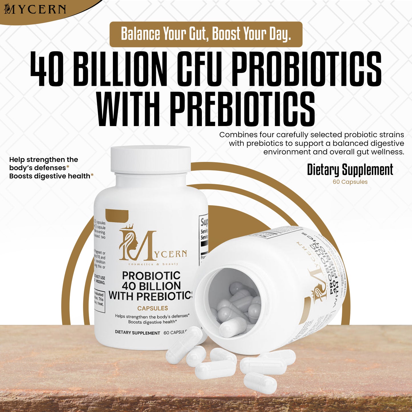 MyCern Probiotic 40 Billion with Prebiotics