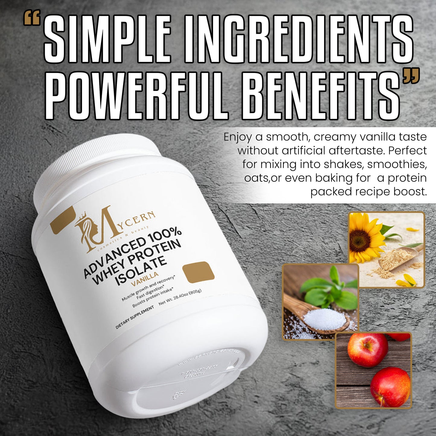 Advanced 100% Whey Protein Isolate (Vanilla)