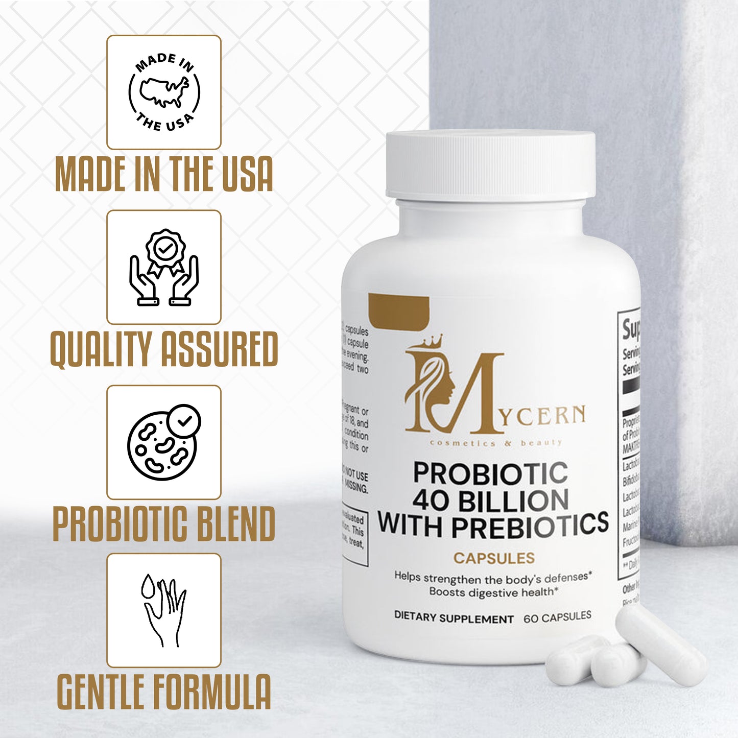 MyCern Probiotic 40 Billion with Prebiotics