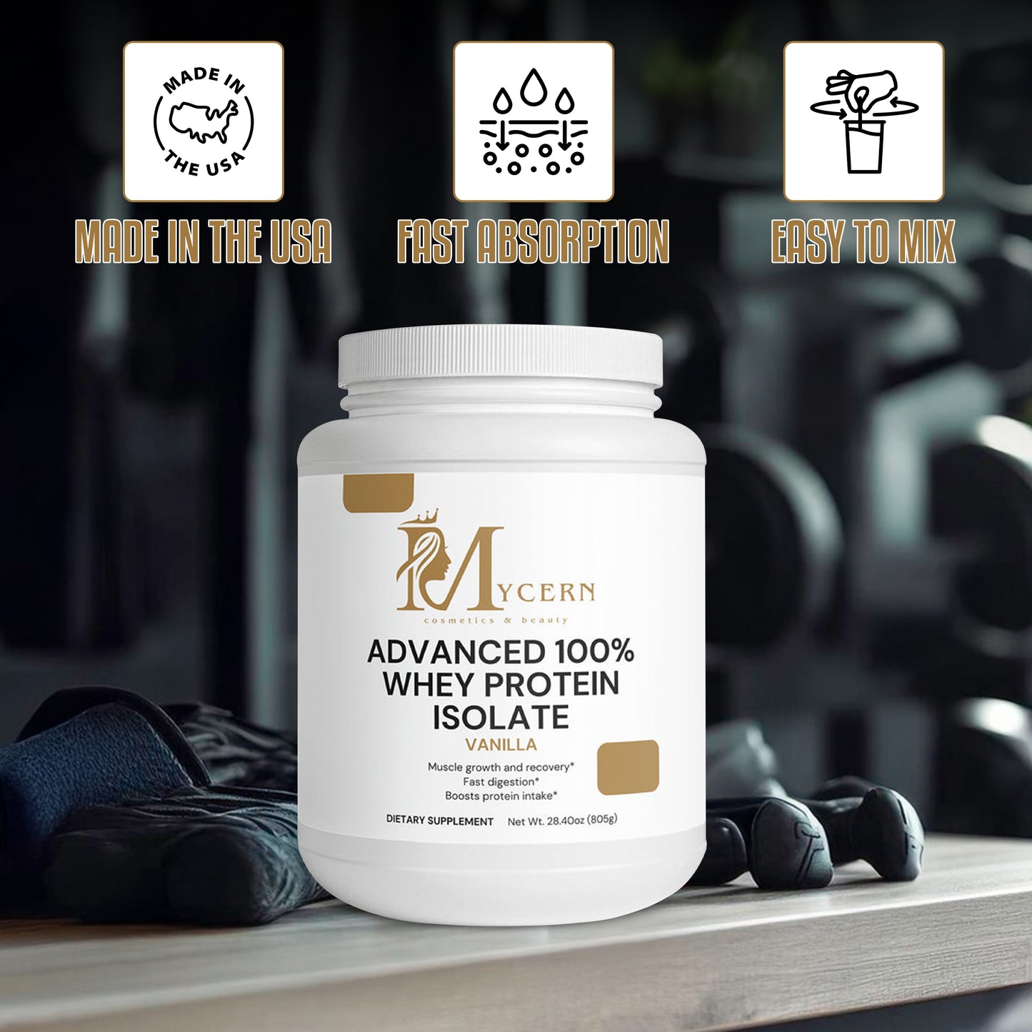 Advanced 100% Whey Protein Isolate (Vanilla)