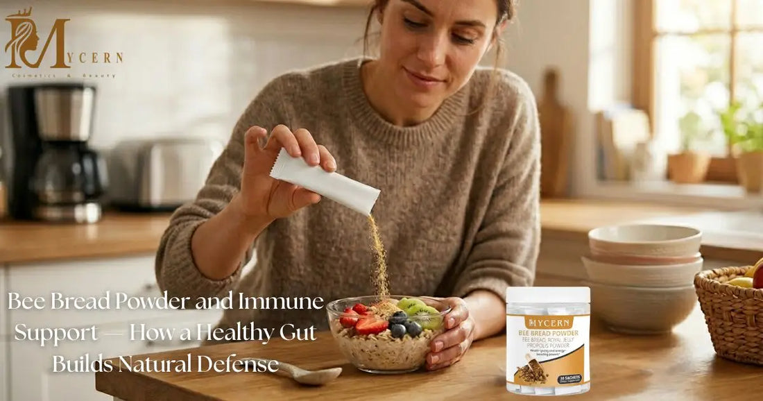 MyCern bee bread powder for gut health and immune defense