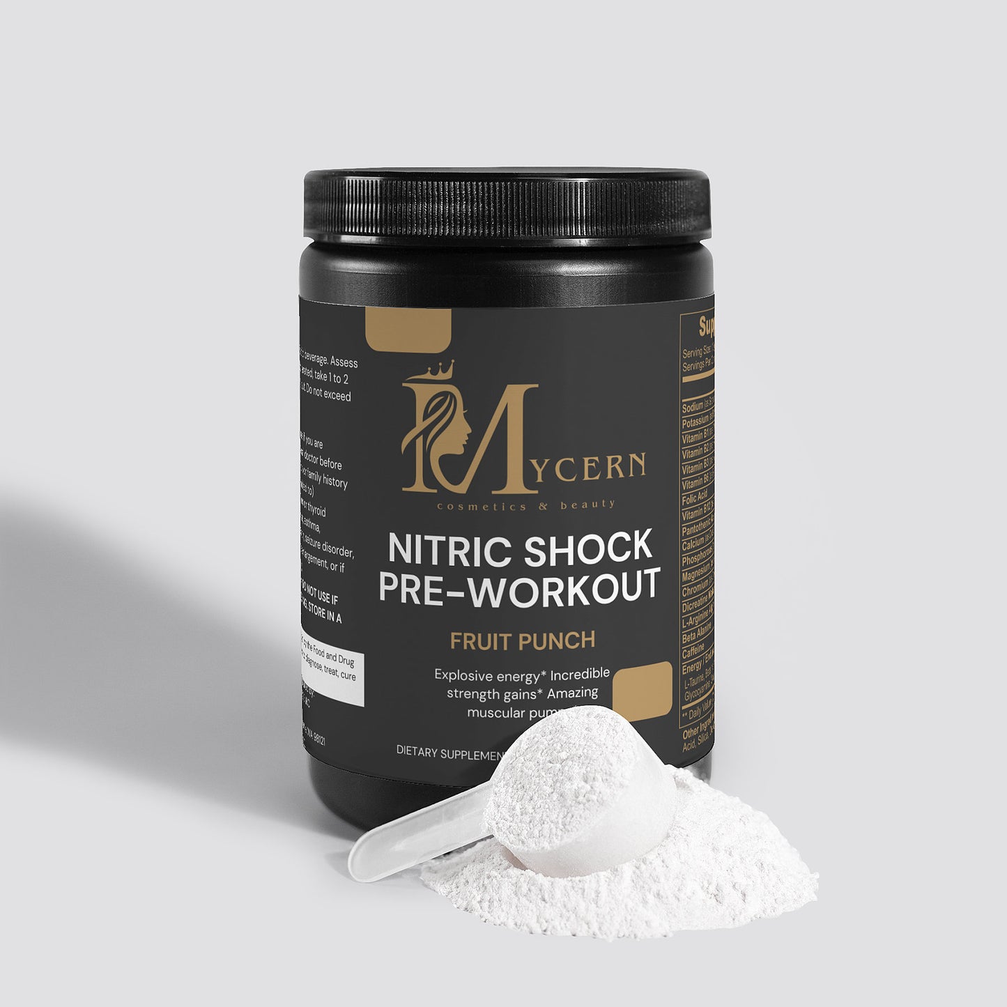 Nitric Shock Pre-Workout Powder (Fruit Punch)