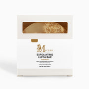 Mycern exfoliating luffa bar packaging on a white background
