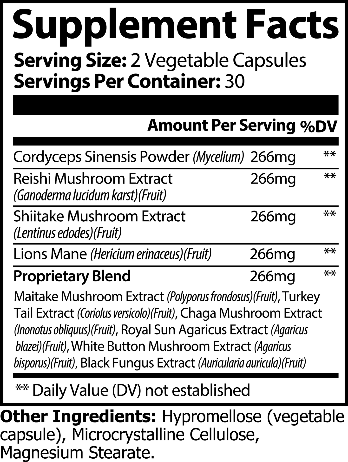 MyCern Mushroom Complex 10 X