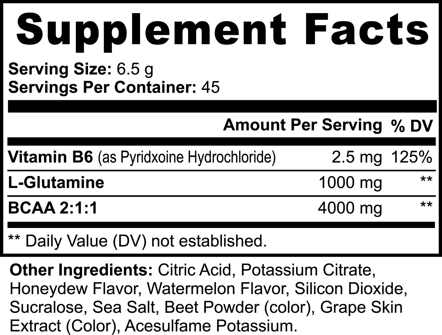 MyCern BCAA Post Workout Powder (Honeydew/Watermelon)