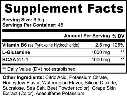 MyCern BCAA Post Workout Powder (Honeydew/Watermelon)