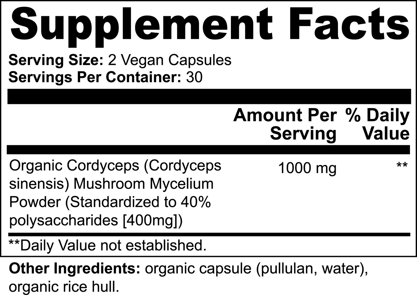 MyCern Cordyceps Mushroom