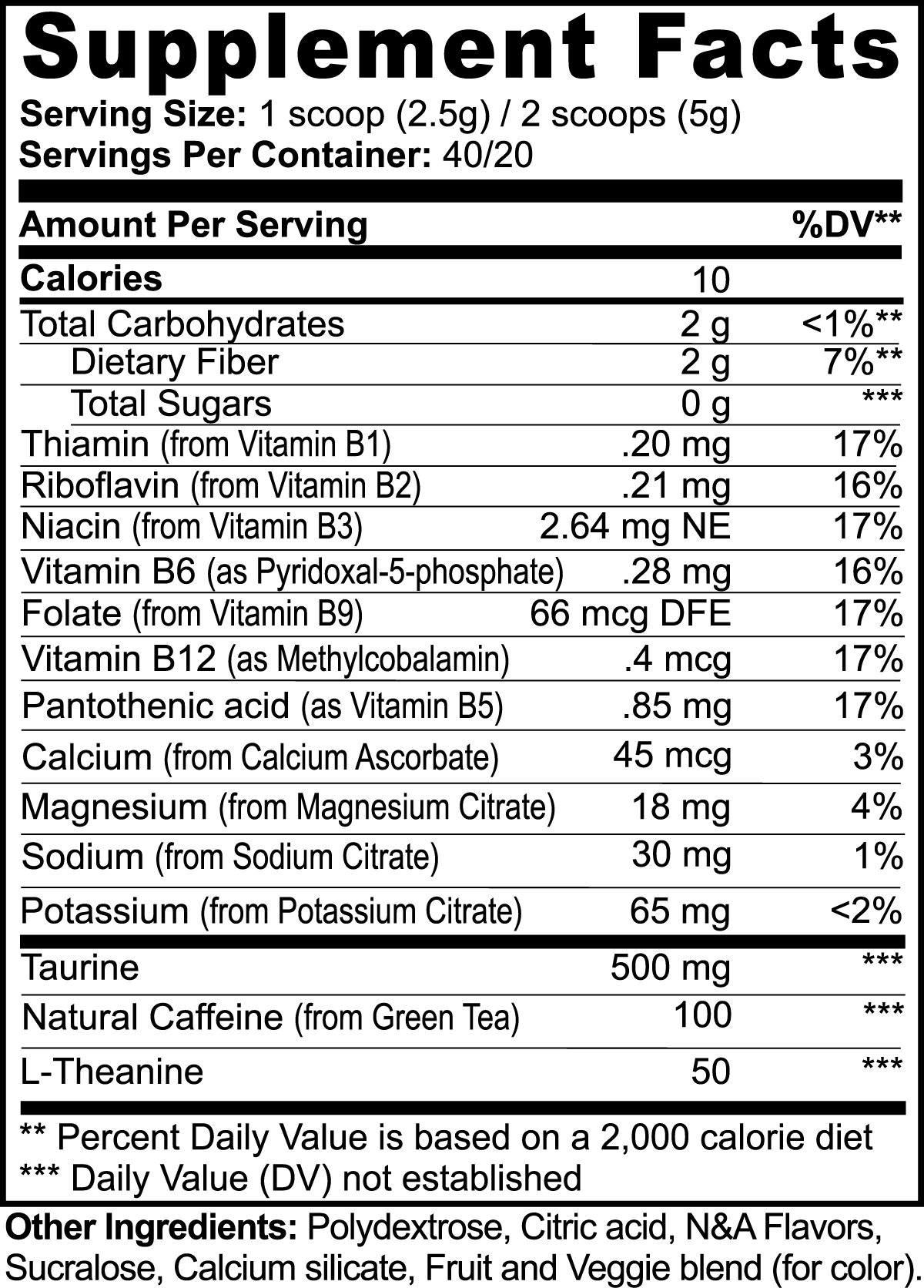 MyCern Energy Powder (Fruit Punch)