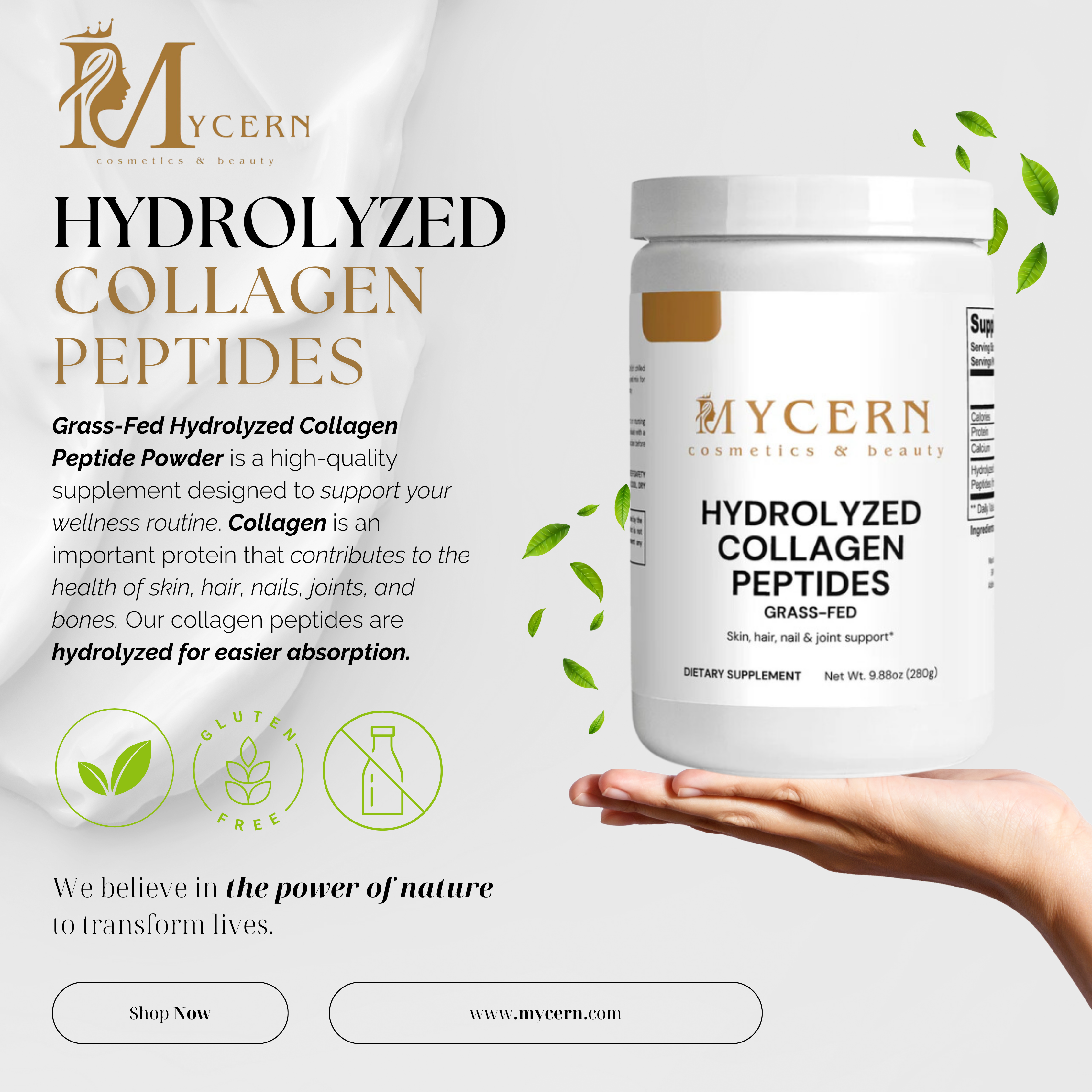 MyCern Grass-Fed Hydrolyzed Collagen Peptides