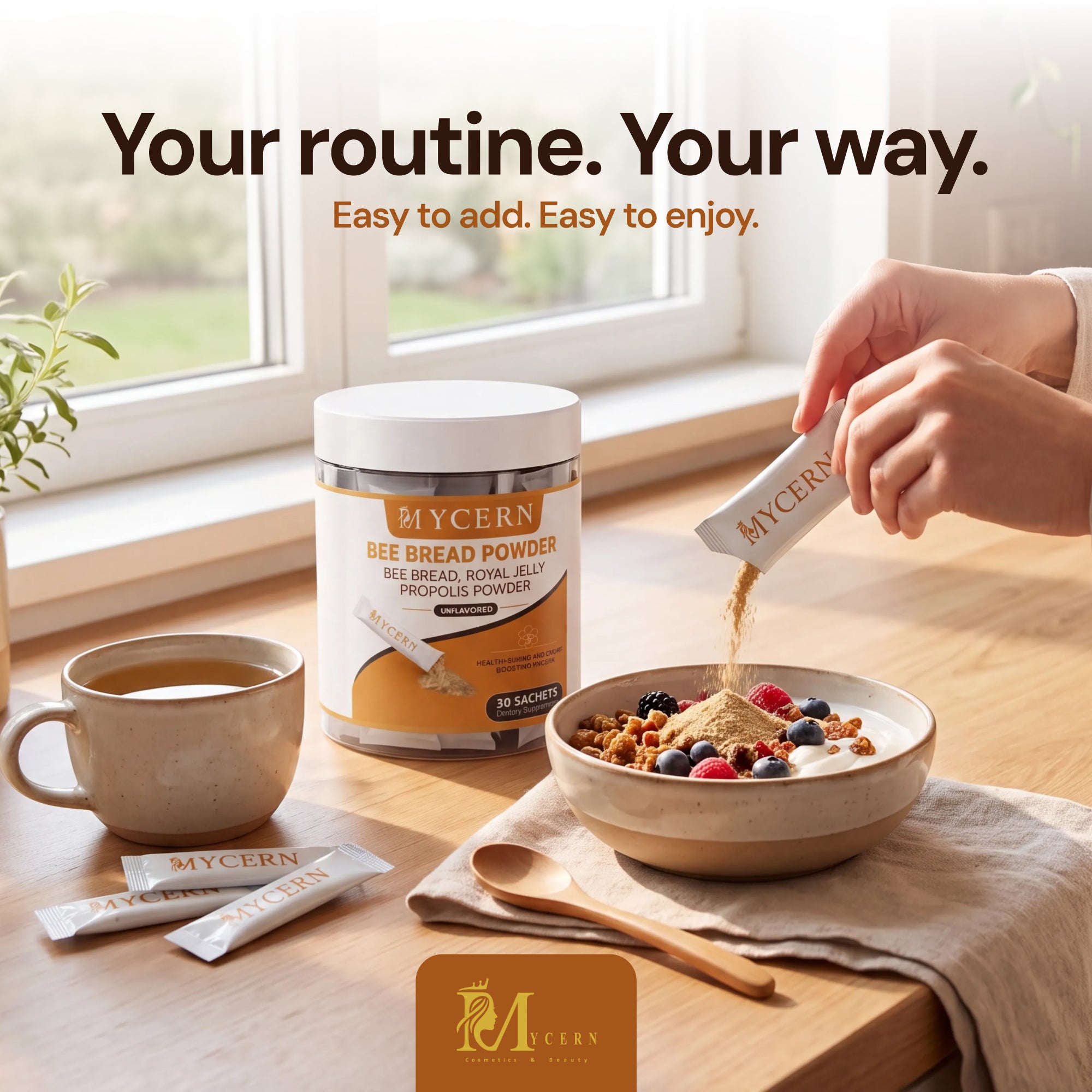MyCern Bee Bread Powder - 30 Sachets