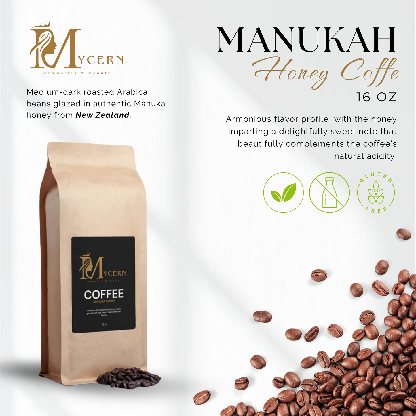 MyCern Manuka Honey Coffee 16oz