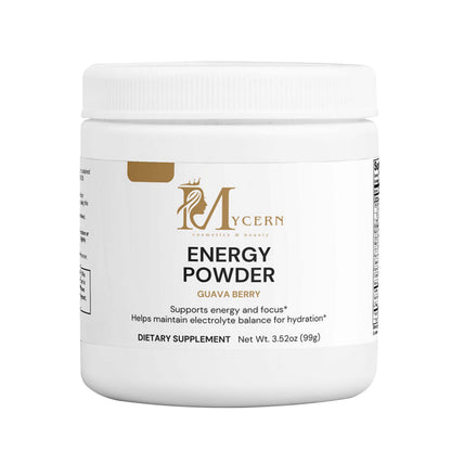 Mycern Energy Powder container on a white background