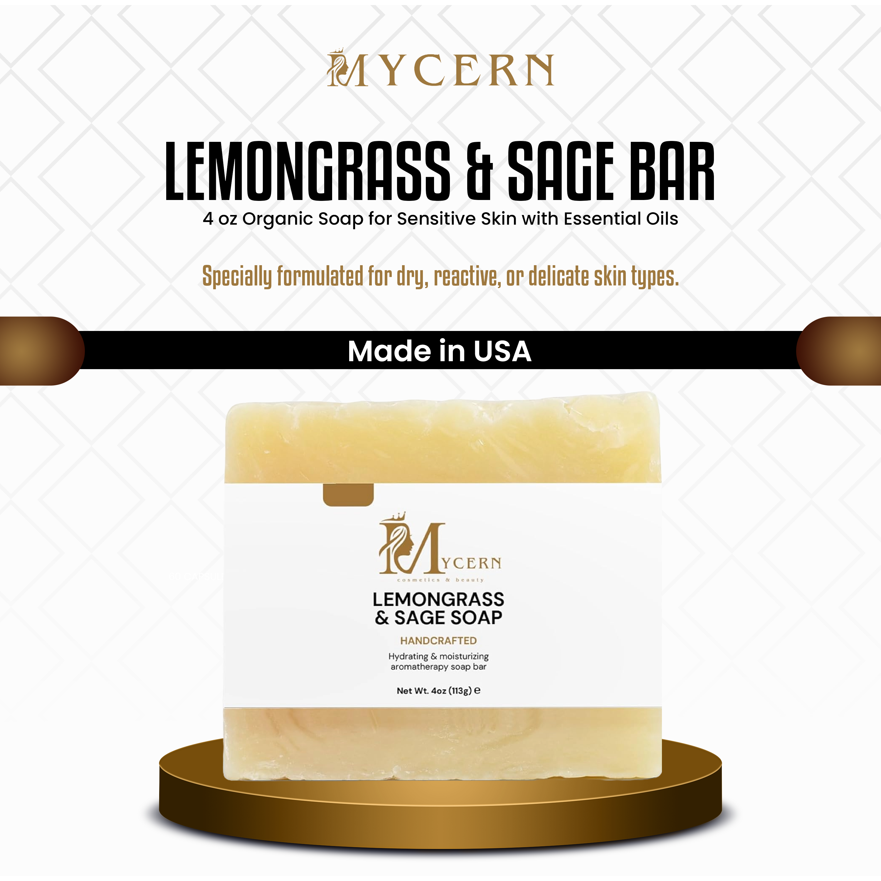 MyCern Lemongrass & Sage Soap