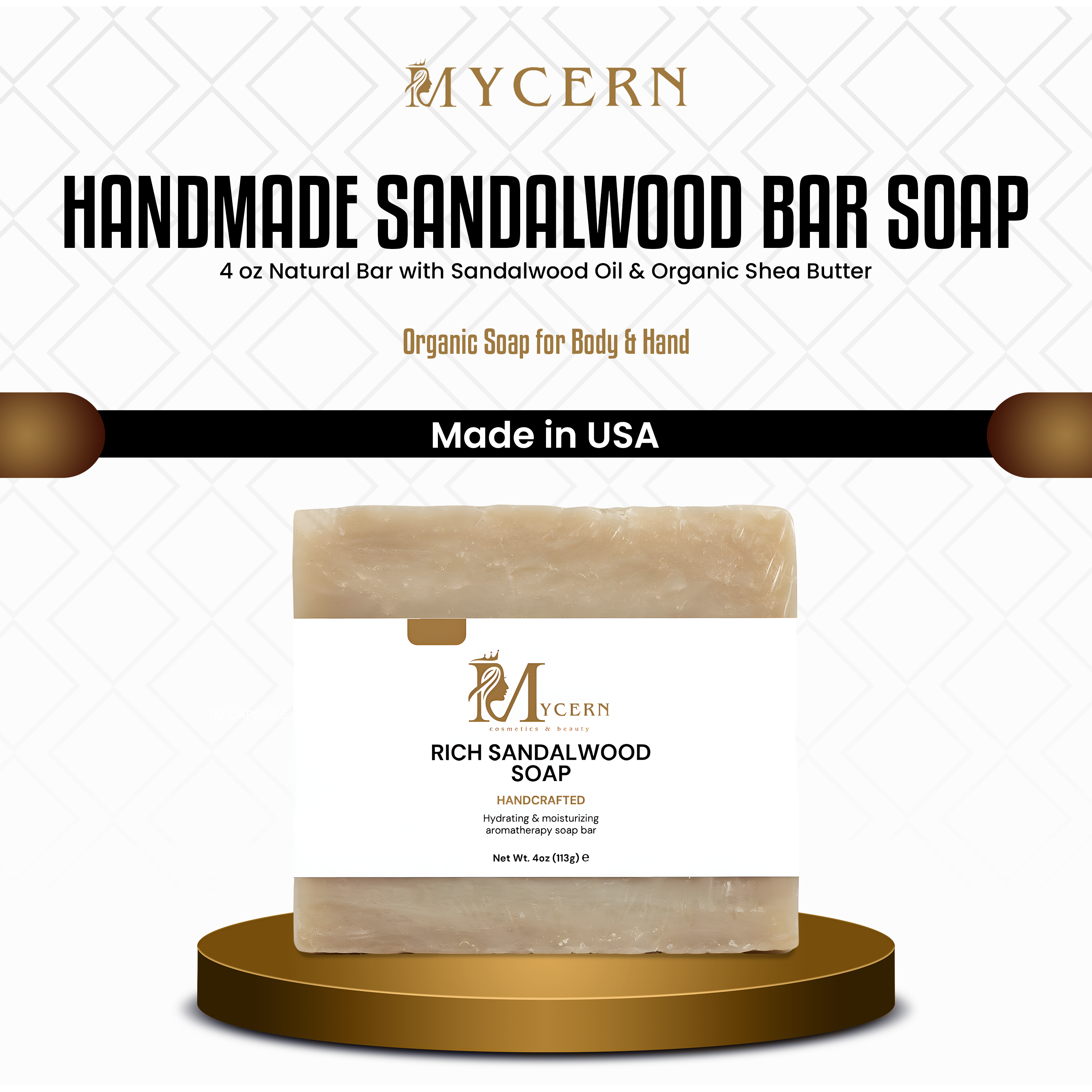 MyCern Rich Sandalwood Soap