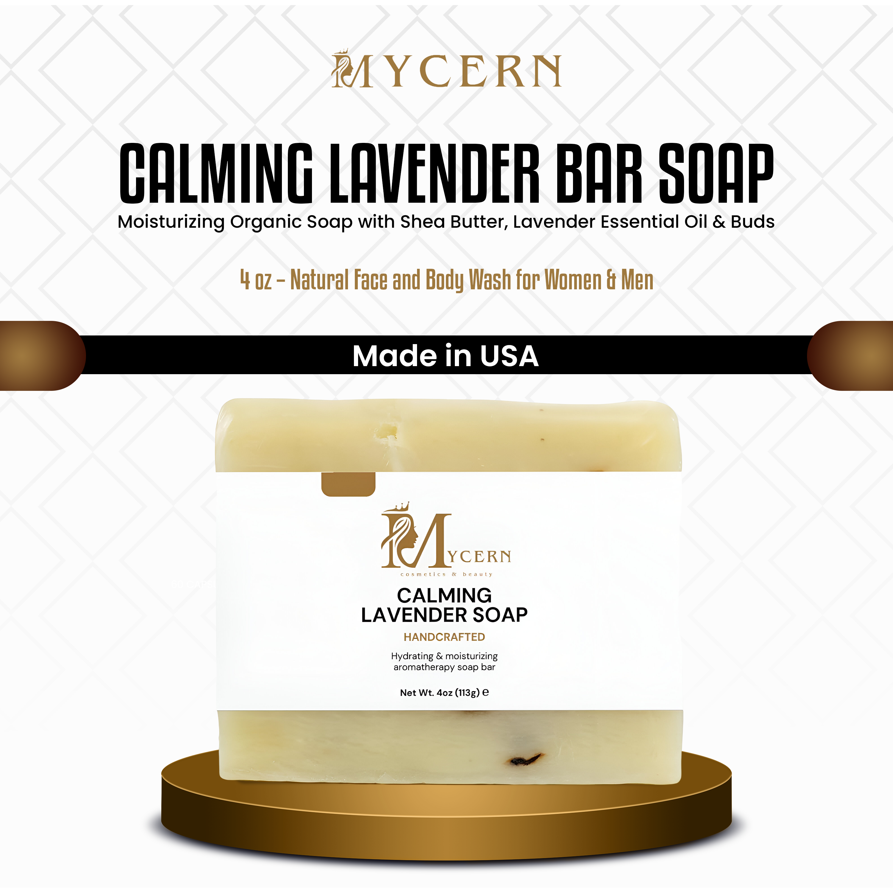 Mycern Calming Lavender Soap