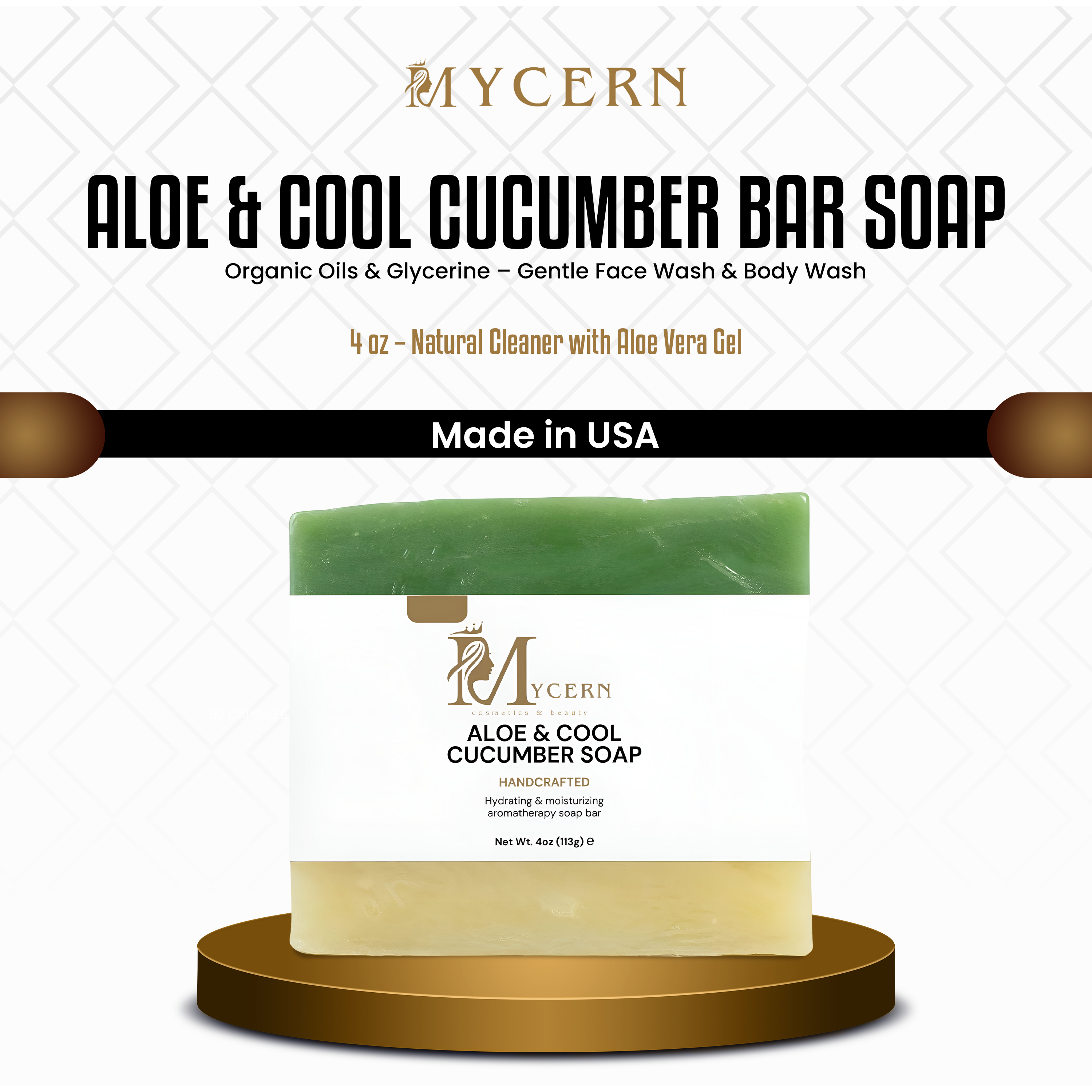 MyCern Aloe & Cool Cucumber Soap