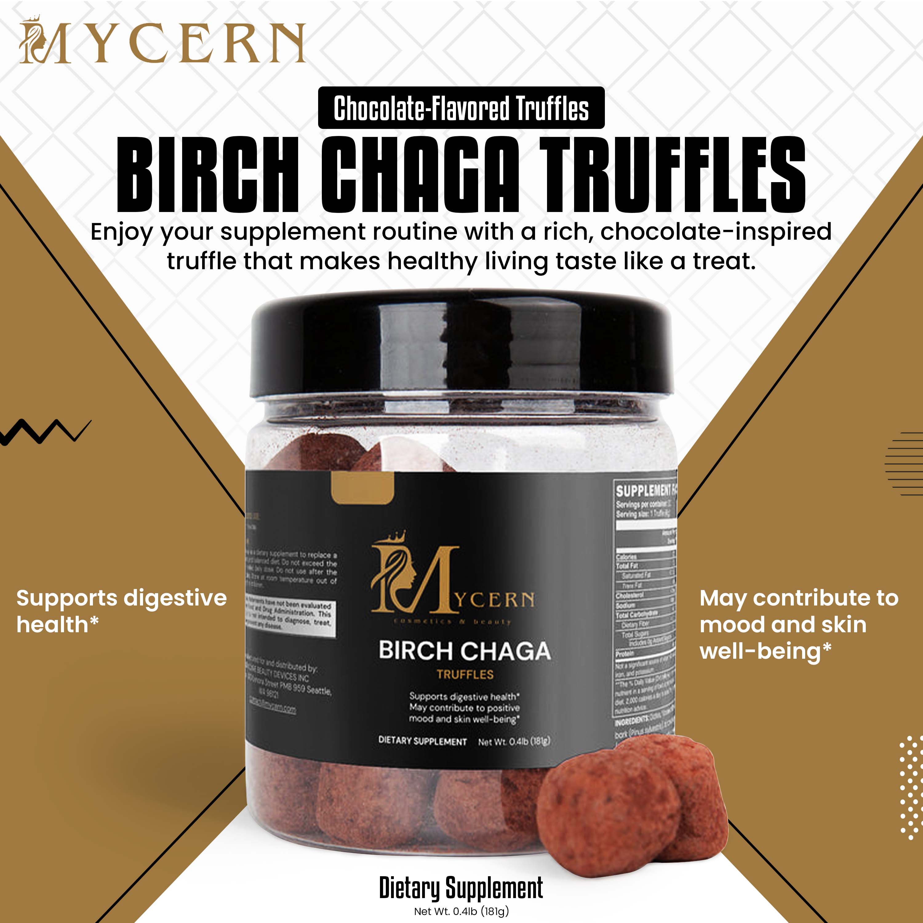 Mycern Birch Chaga Truffles