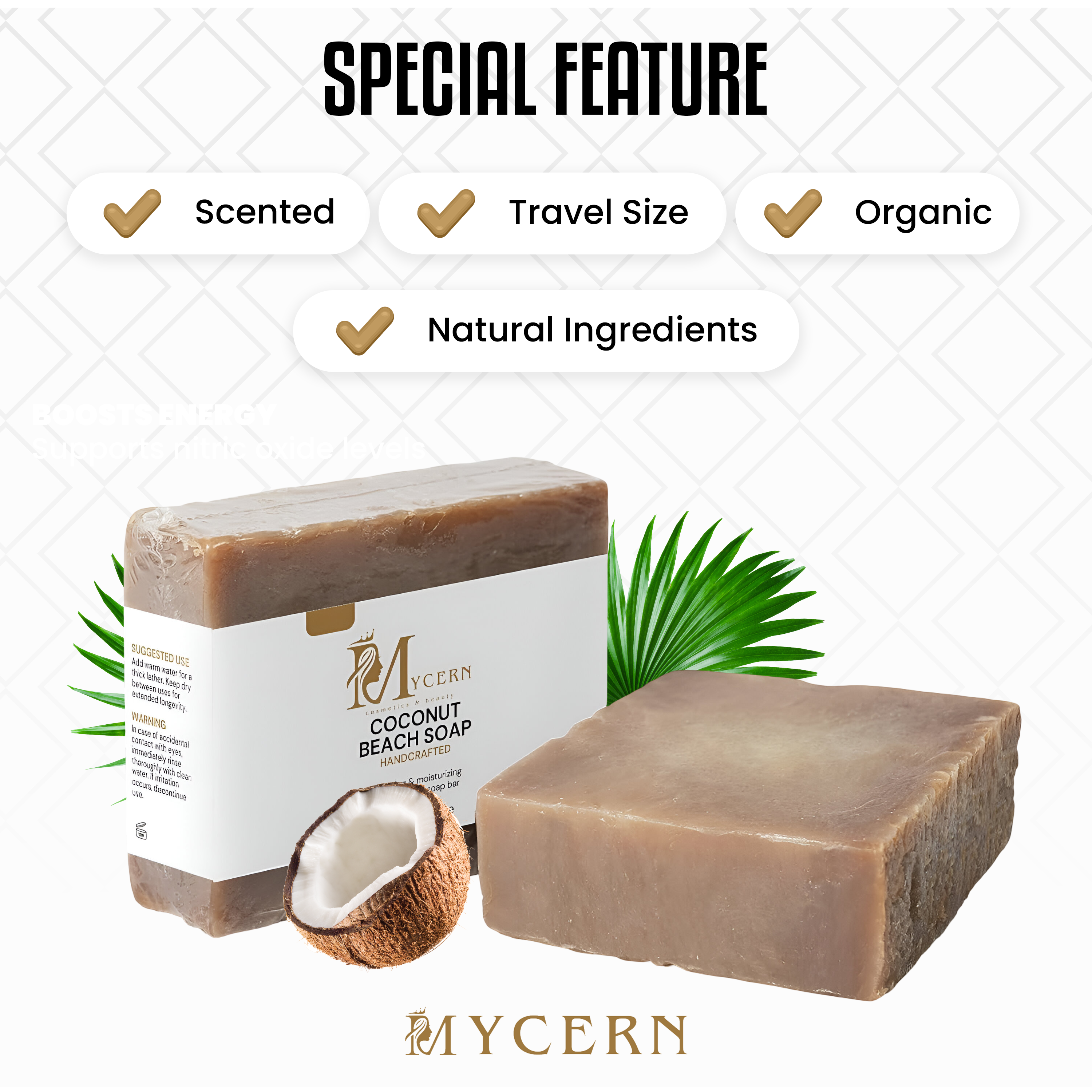 MyCern Coconut Beach Soap