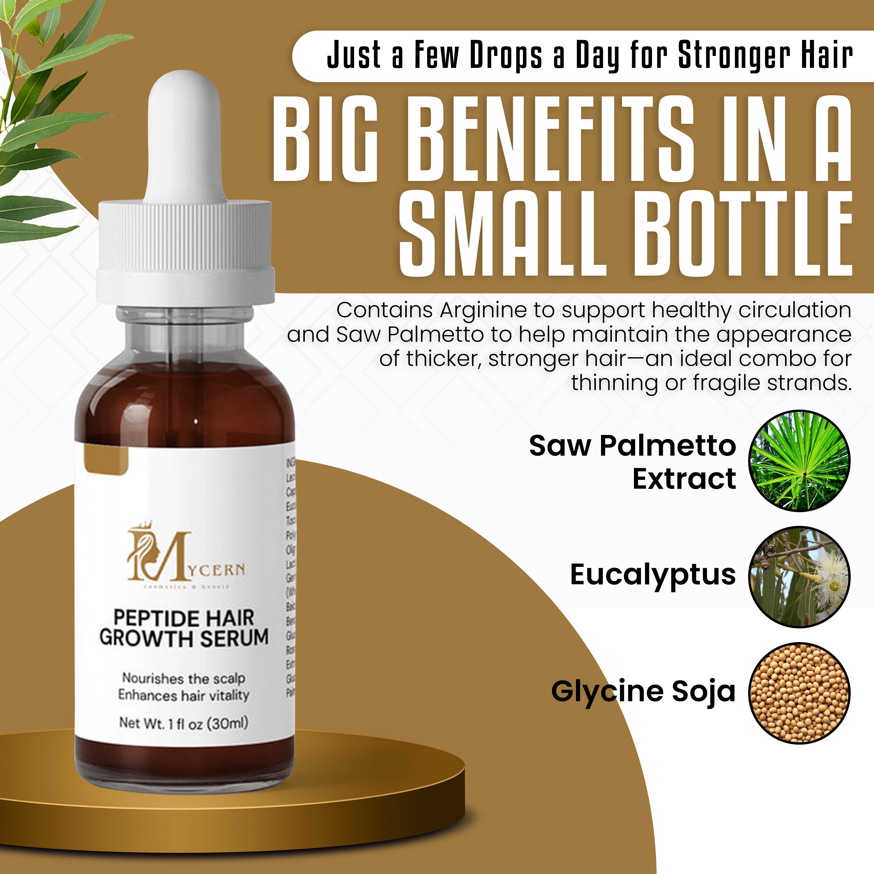 MyCern Peptide Hair Growth Serum