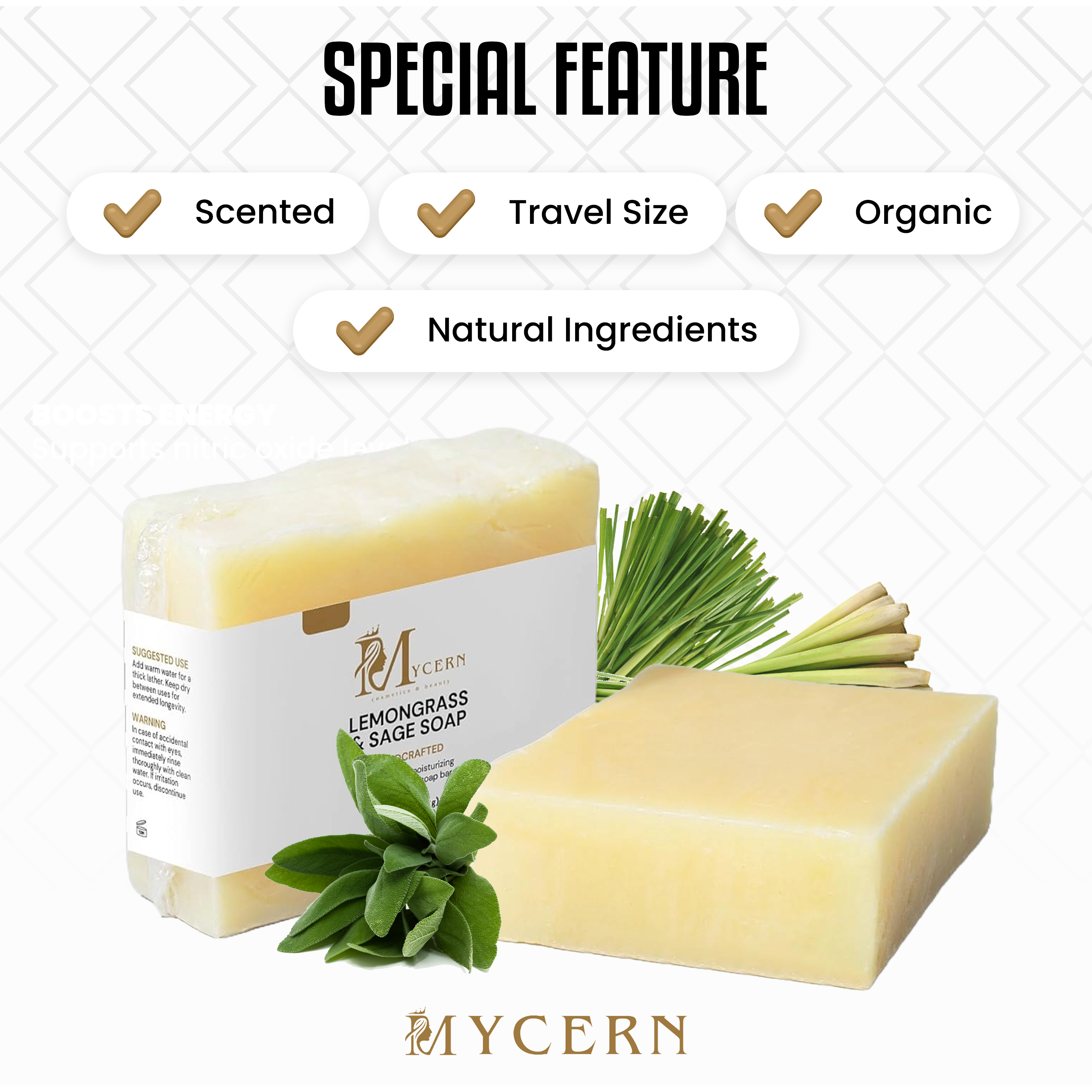 MyCern Lemongrass & Sage Soap