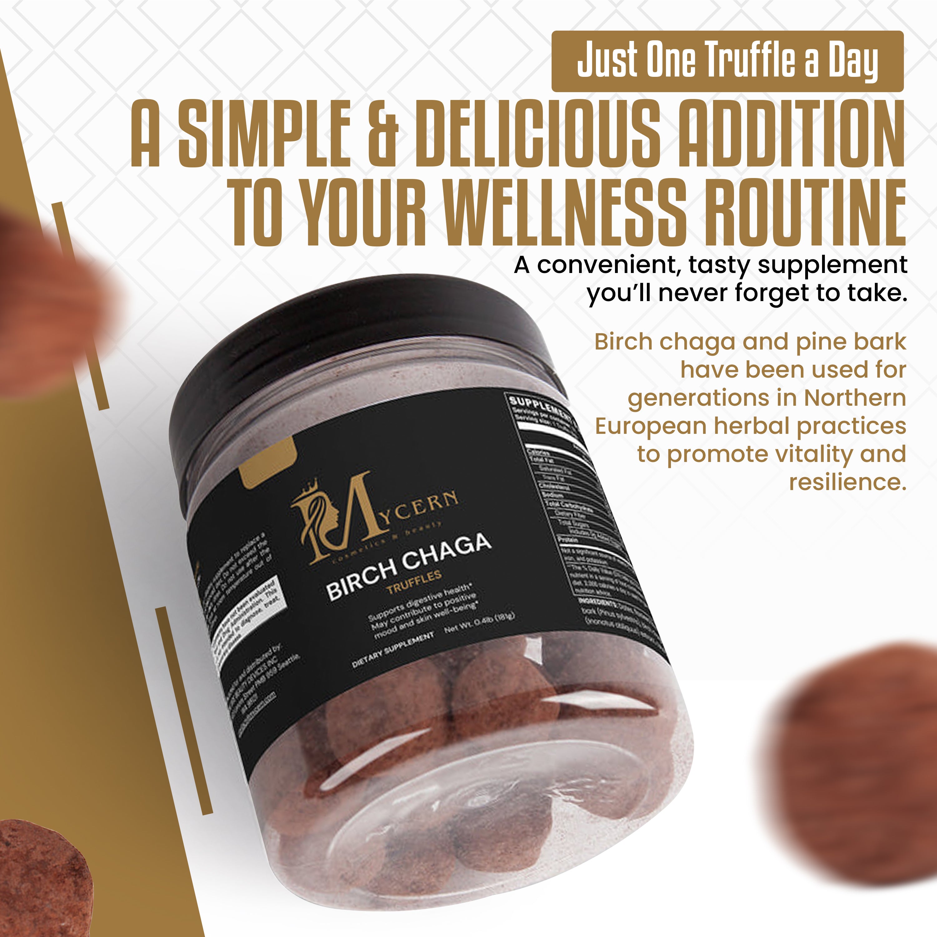 Mycern Birch Chaga Truffles