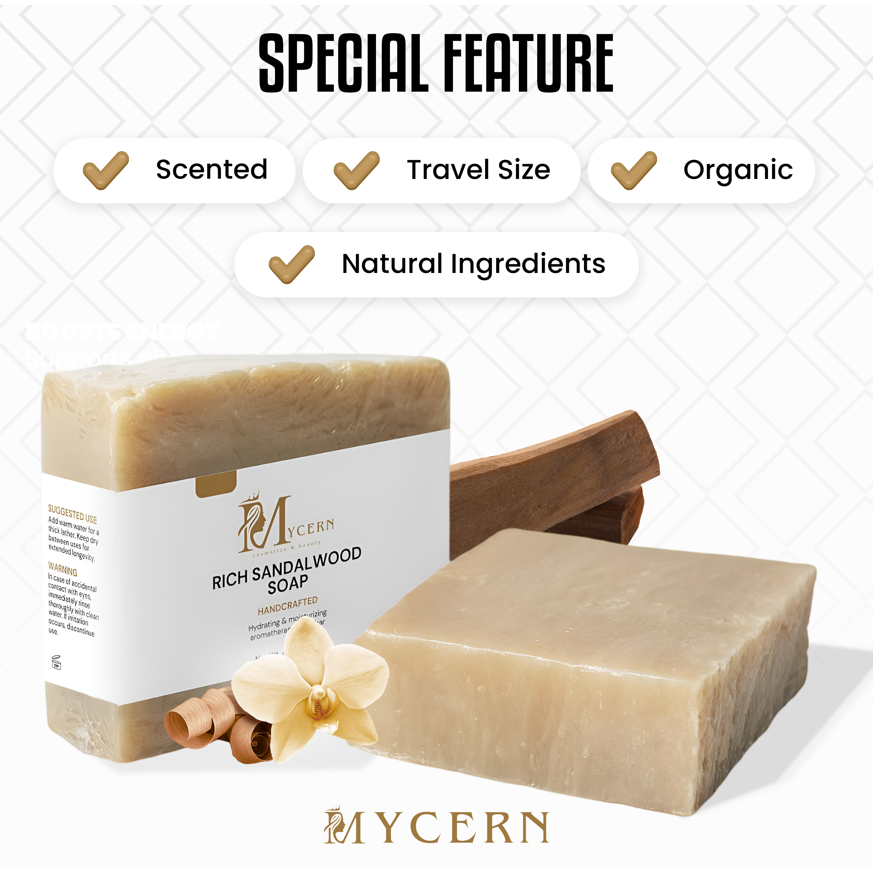 MyCern Rich Sandalwood Soap
