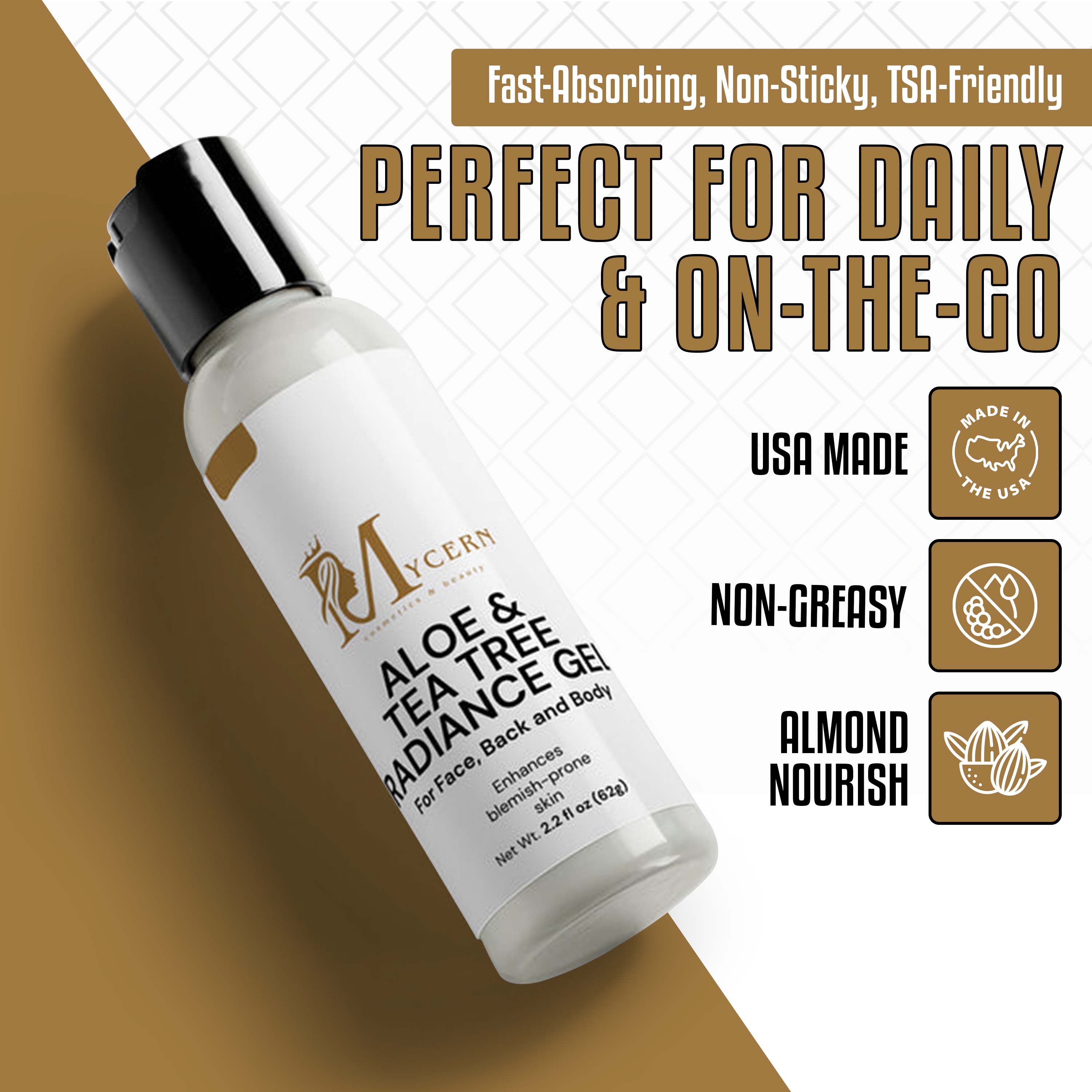 MYCERN Aloe & Tea Tree Radiance Gel