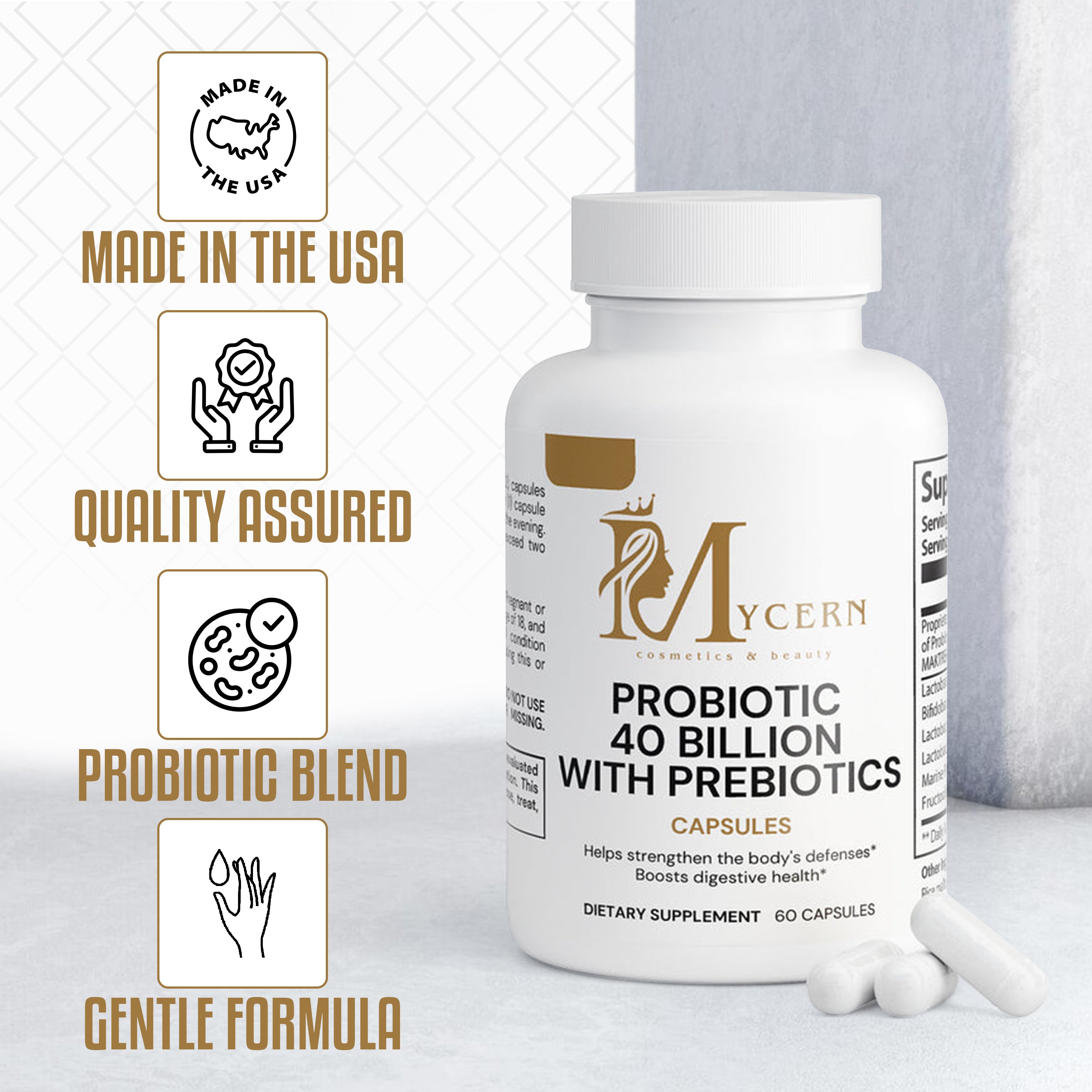 MyCern Probiotic 40 Billion with Prebiotics