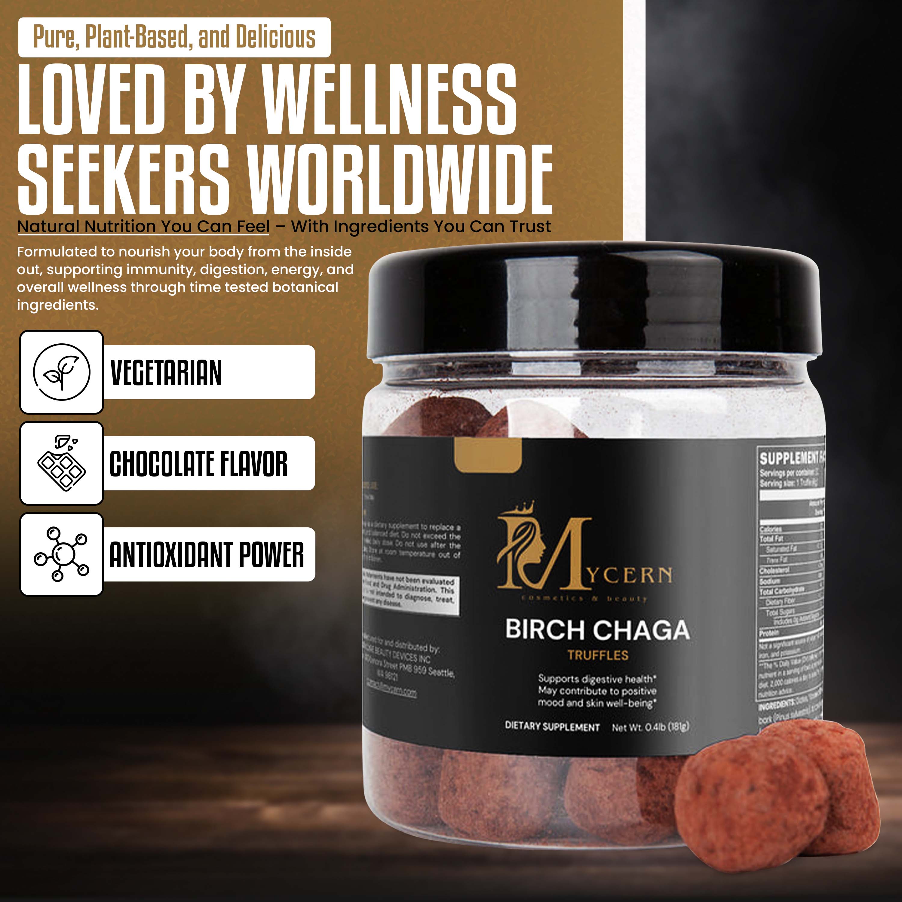 Mycern Birch Chaga Truffles