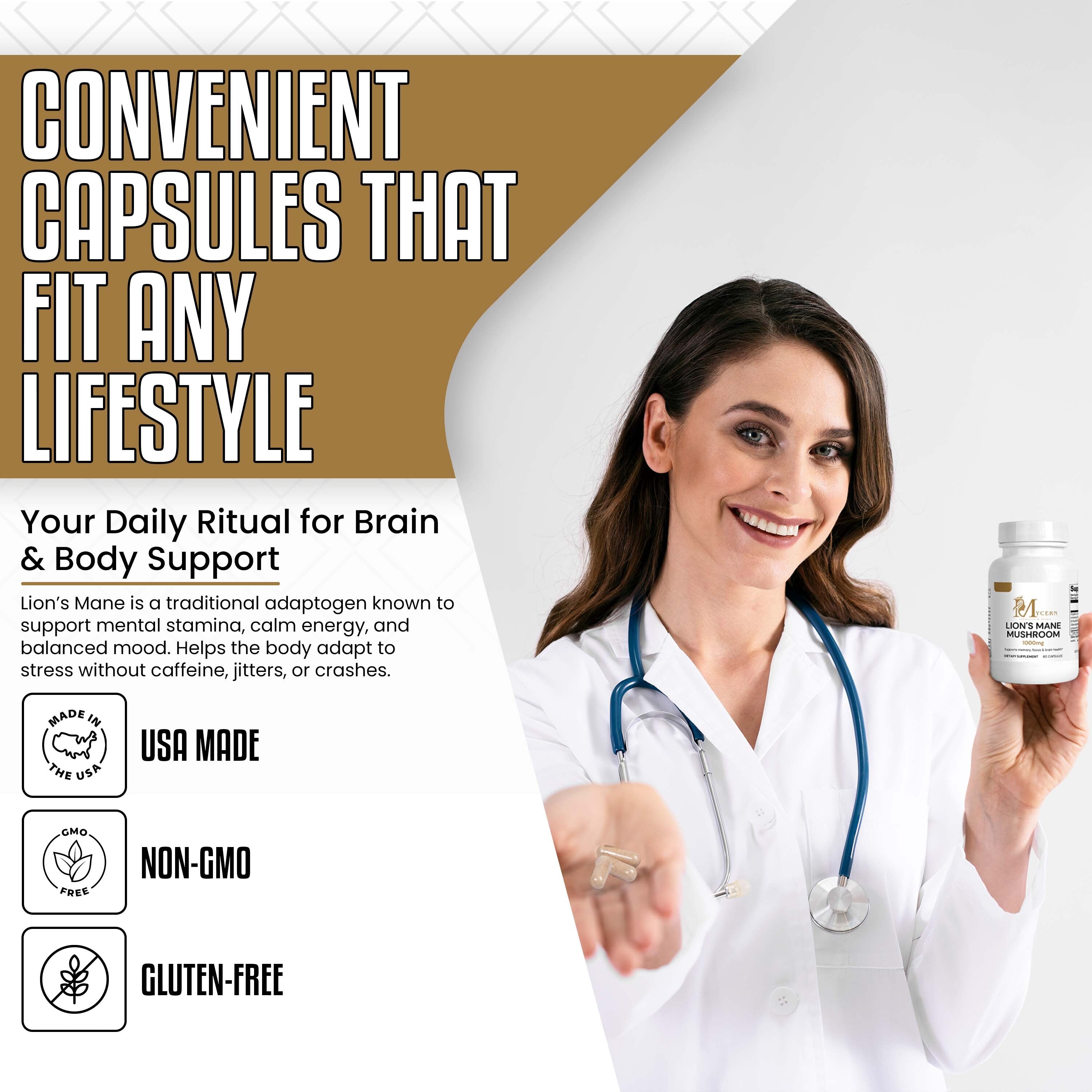 MyCern Lion's Mane Mushroom