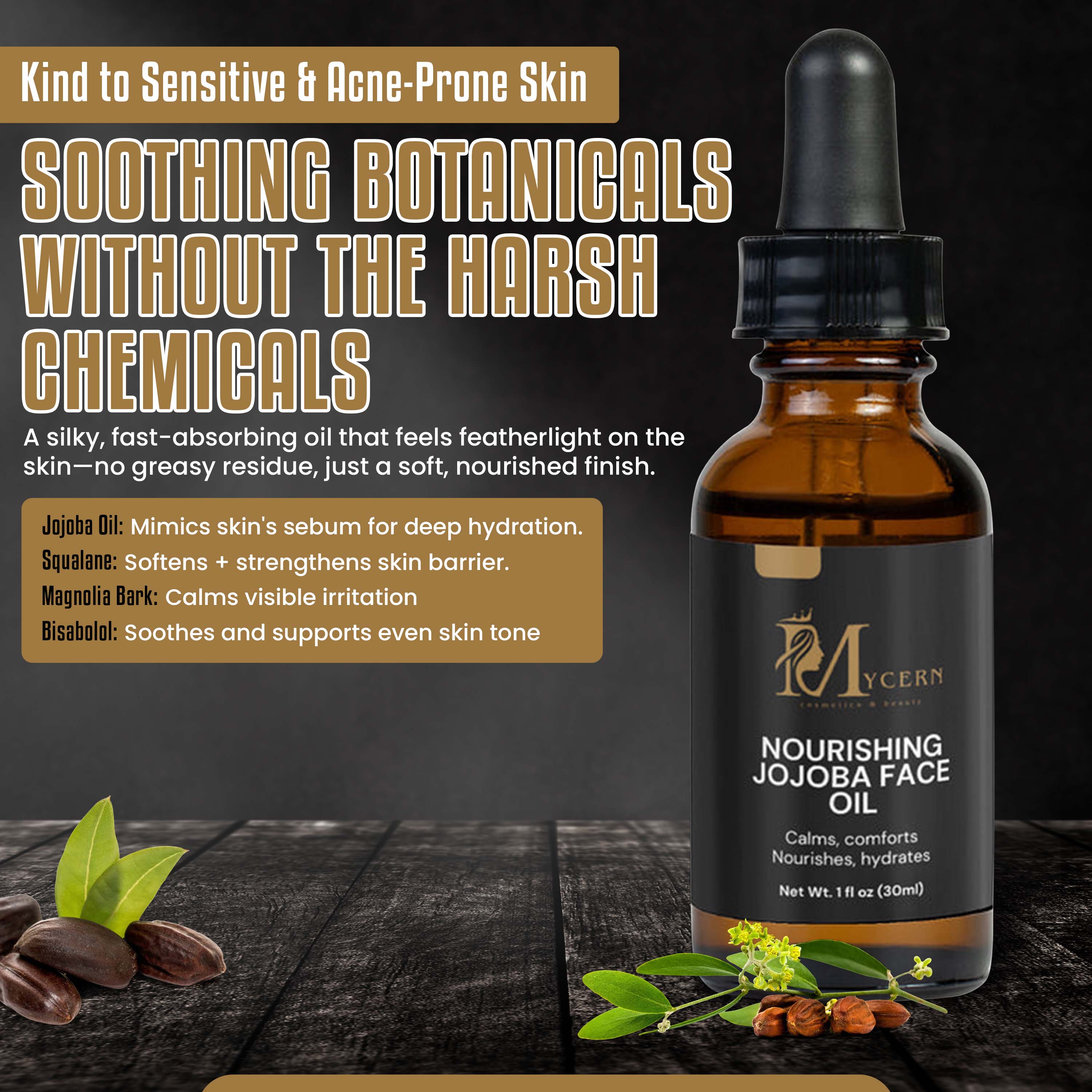 MyCern Nourishing Jojoba Face Oil
