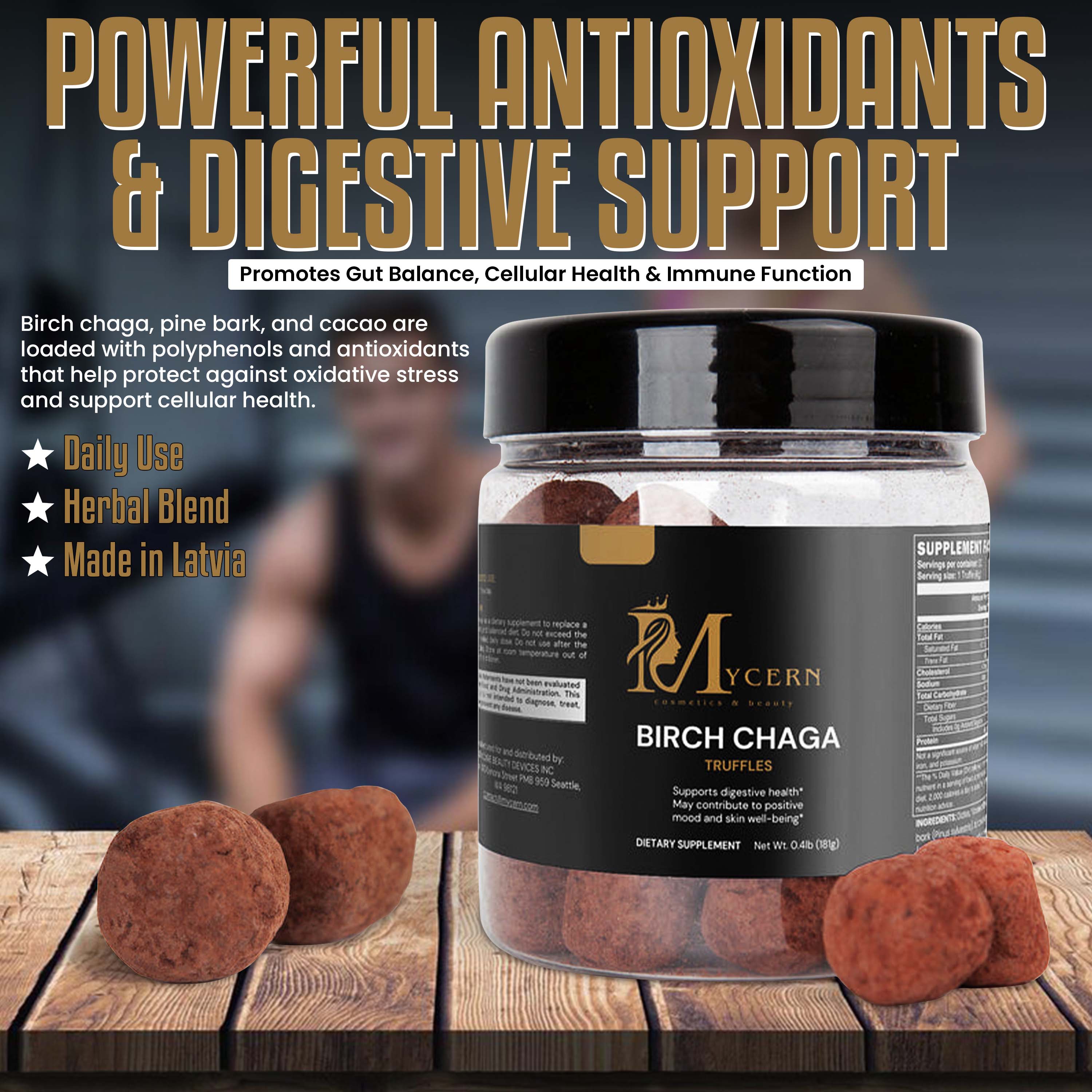 Mycern Birch Chaga Truffles