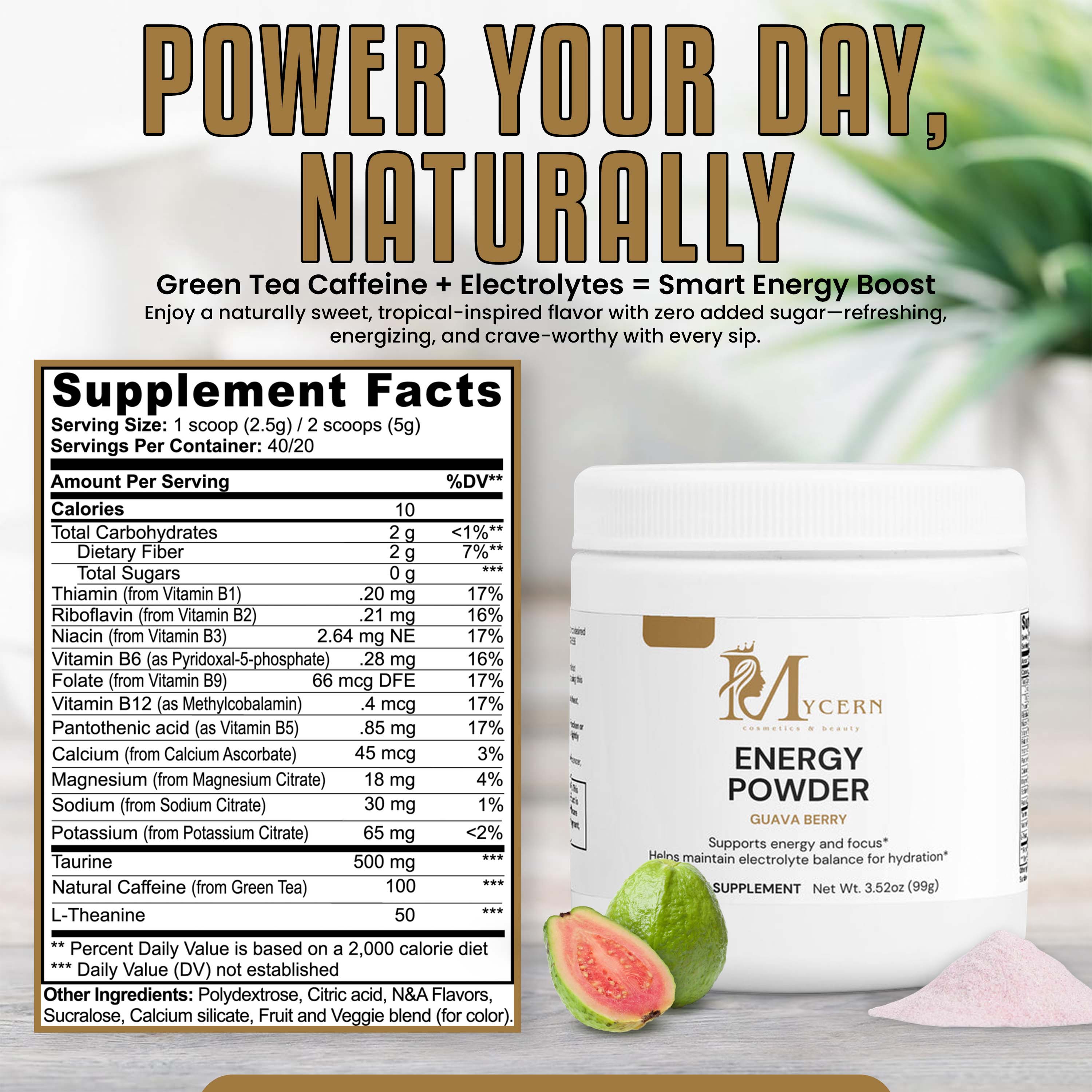 MyCern Energy Powder (Guava Berry)