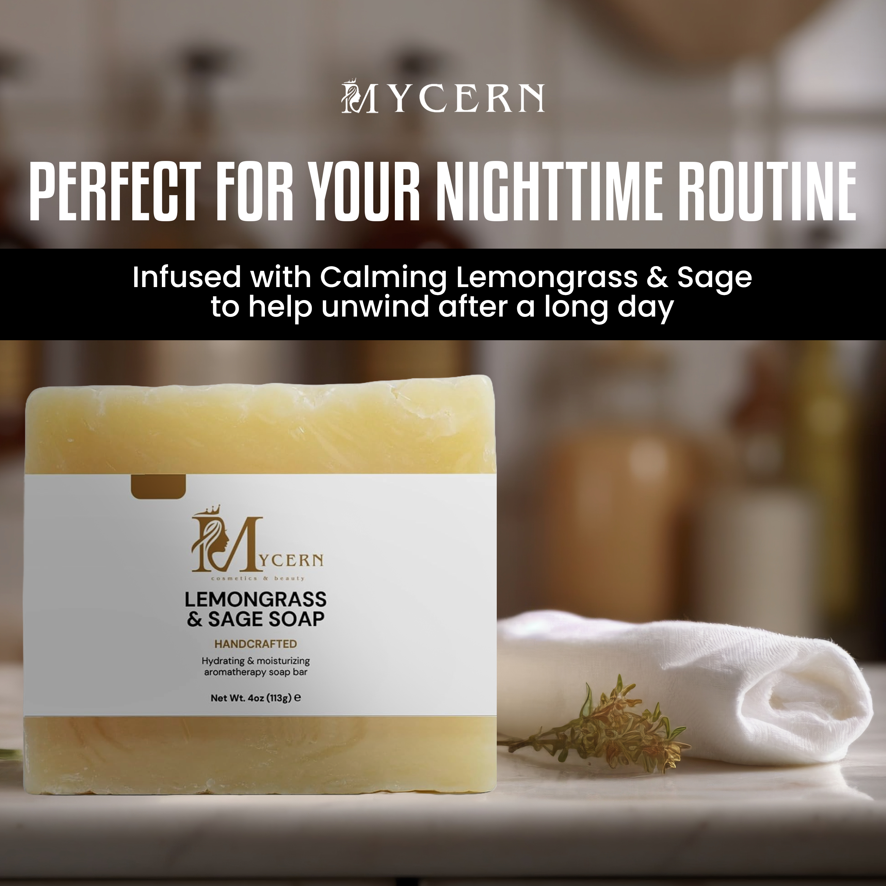 MyCern Lemongrass & Sage Soap