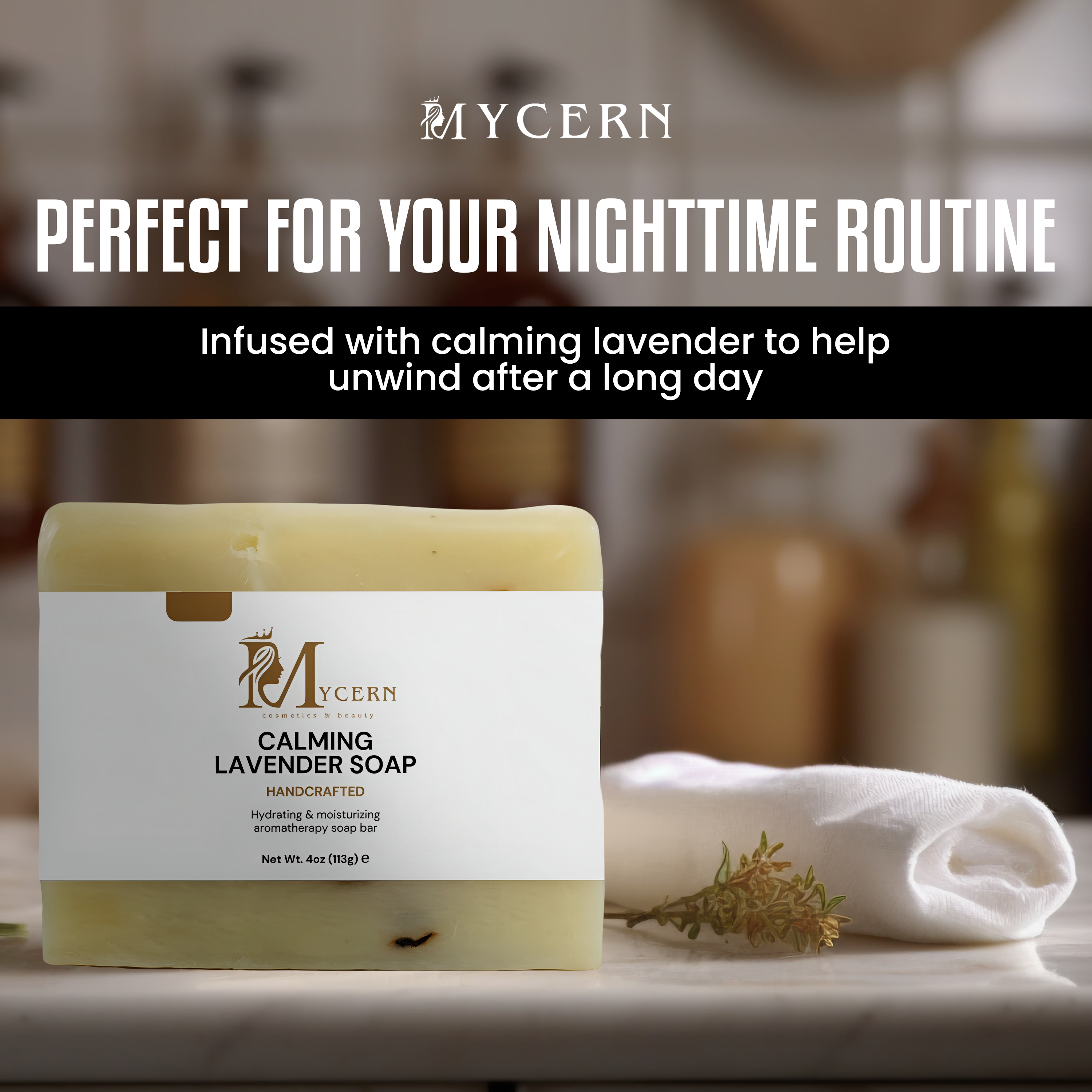 Mycern Calming Lavender Soap