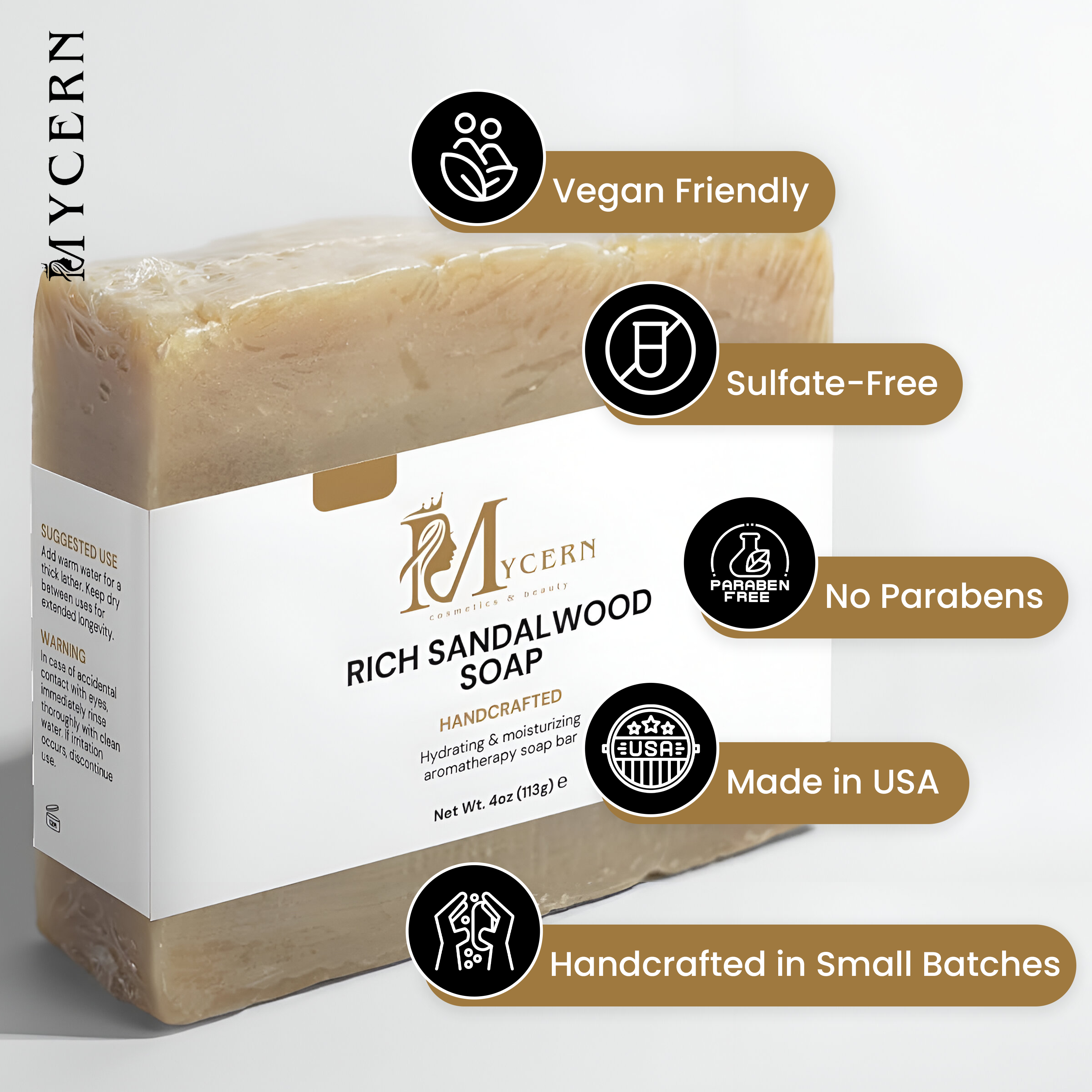 MyCern Rich Sandalwood Soap