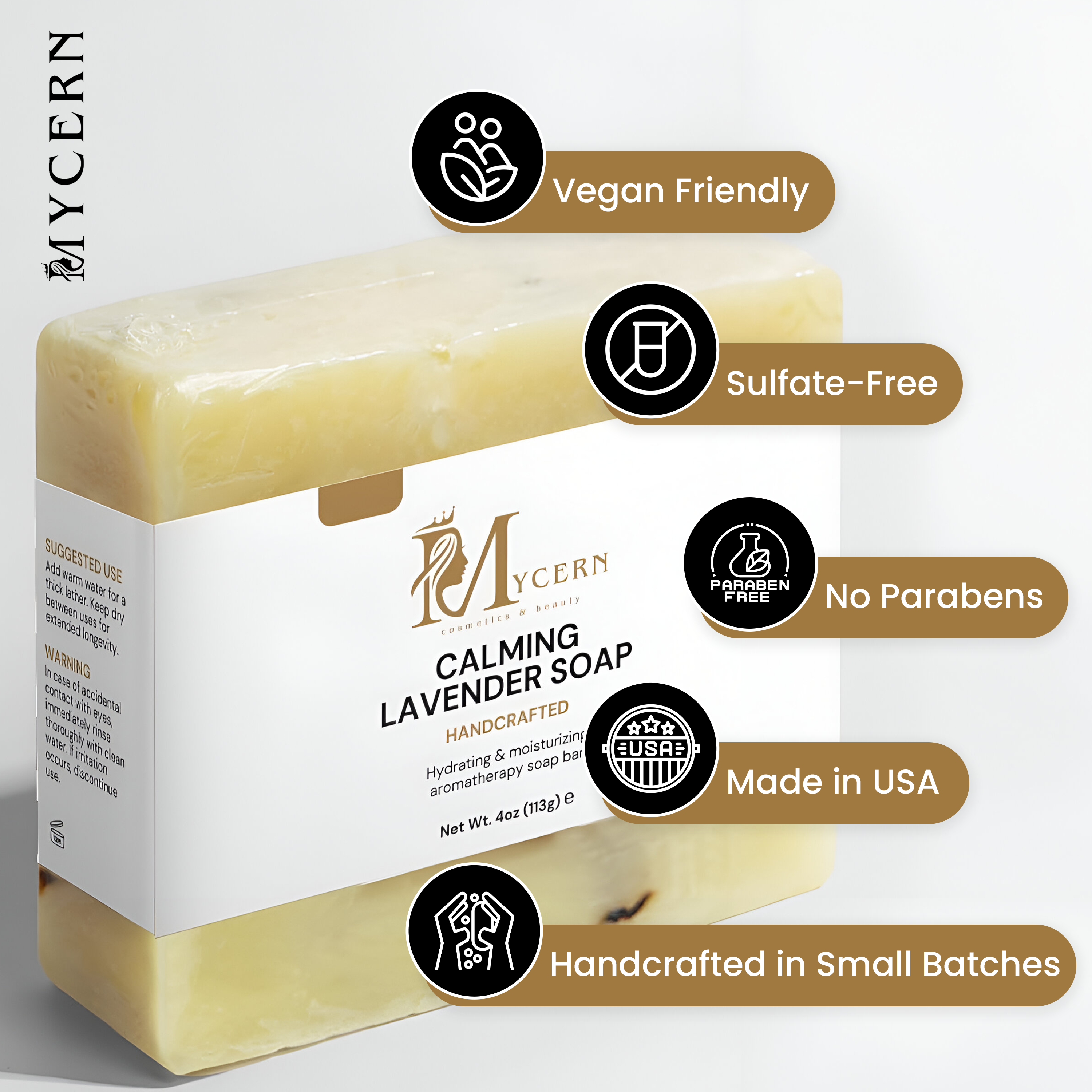 Mycern Calming Lavender Soap